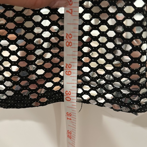 Herve Leger Mirror Ball Mini Dress S - Picture 4 of 7